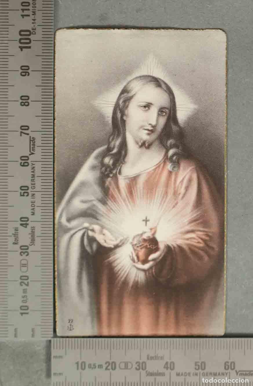 Postais: ESTAMPA. Sagrado Coraz&oacute;n de Jes&uacute;s - COMUNION ZARRATON 1941