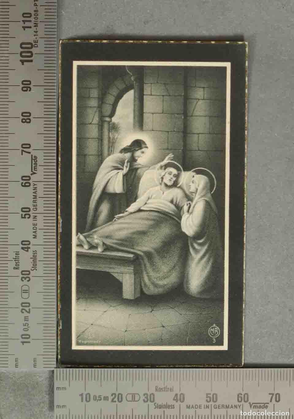 Cartoline: ESQUELA. La muerte de San Jos&eacute; - Jesucristo, Virgen Mar&iacute;a MADRID 1948