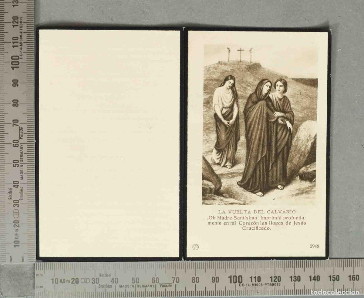 Cartoline: ESQUELA DIPTICO. VIUDA. 1935 NAVALUCILLOS TOLEDO