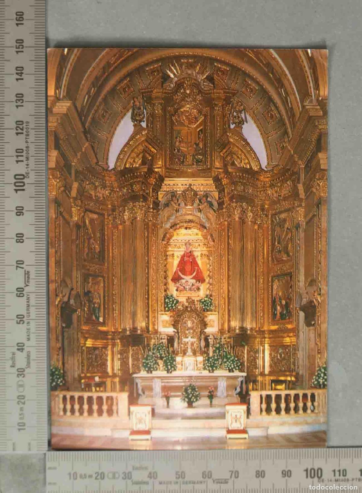 Postales: POSTAL. Santuario de Nuestra Se&ntilde;ora de la Fuensanta - Murcia - Retablo y Altar Mayor