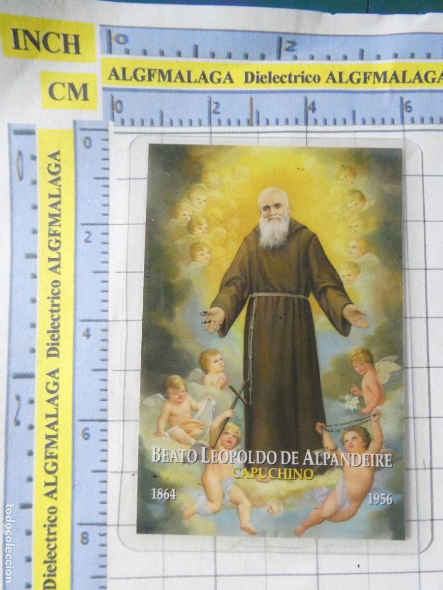 Postkarten: RECORDATORIO RELIGIOSO SEMANA SANTA. RELIQUIA DE FRAY LEOPOLDO DE ALPANDEIRE. SEVILLA. 255