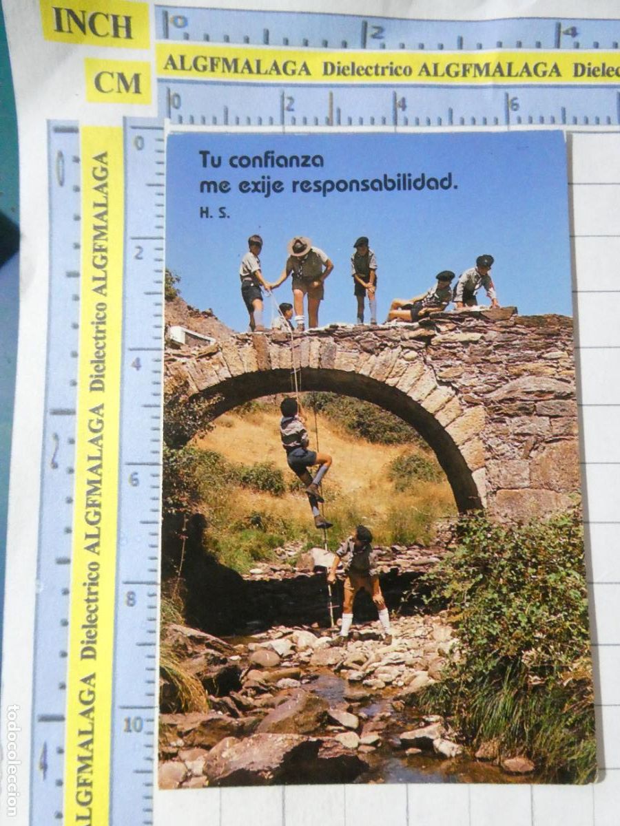 Postkarten: RECORDATORIO RELIGIOSO SEMANA SANTA. MISIONEROS? SALESIANOS? HERMANOS SCOUTS? CONFIANZA. 261