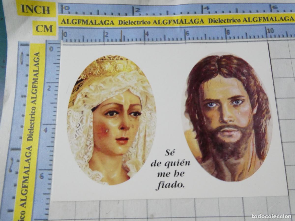 Postkarten: RECORDATORIO RELIGIOSO SEMANA SANTA. S&Eacute; DE QUIEN ME HE FIADO. VIRGEN CRISTO. 262