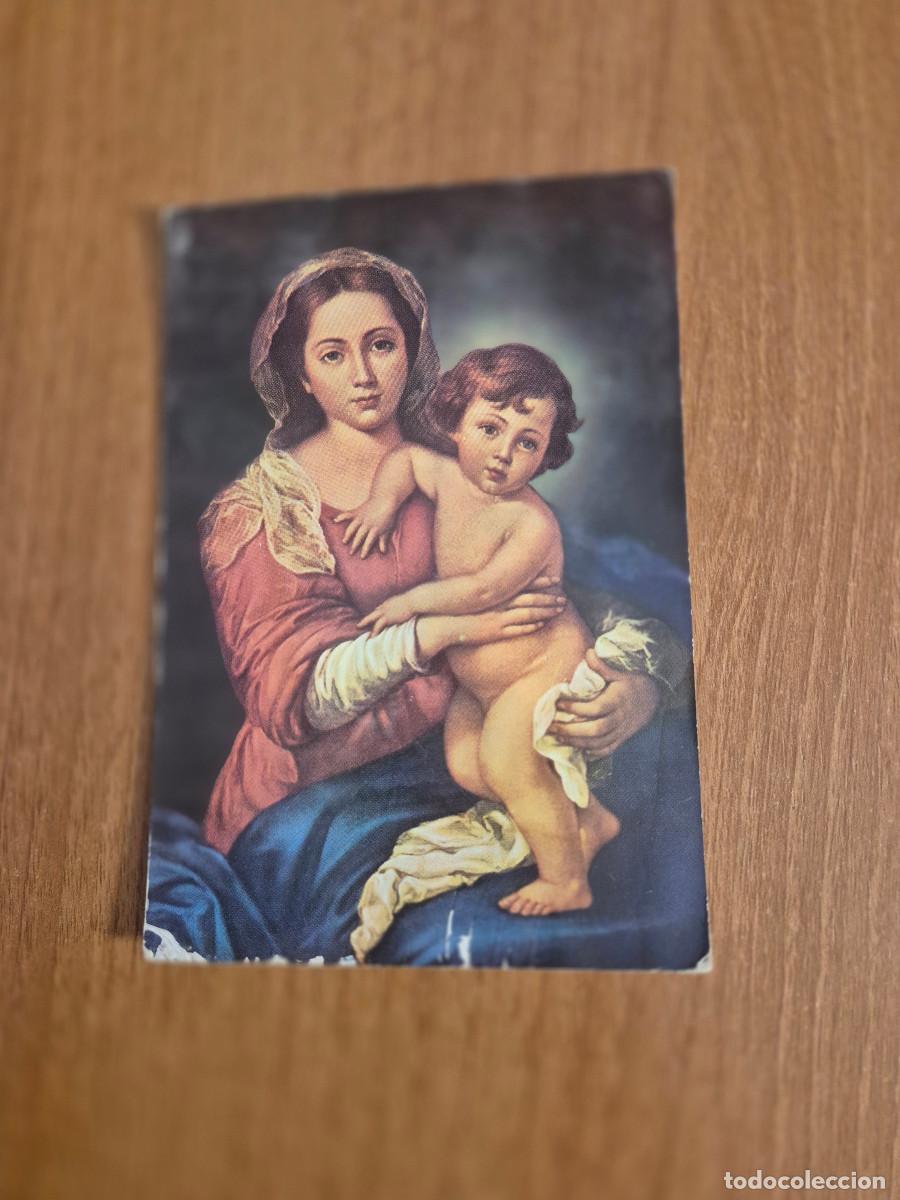 Postales: POSTAL, LA VIRGEN CON EL HIJO SIN CIRCULAR.