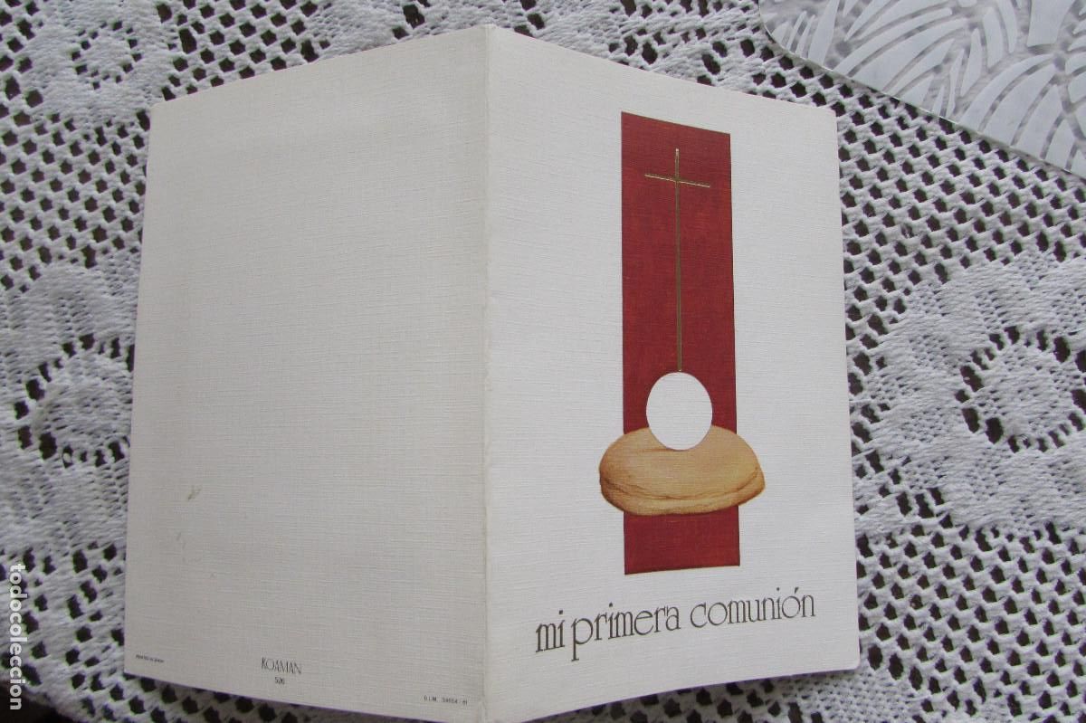 Postales: RECORDATORIO PRIERA COMUNION 1983