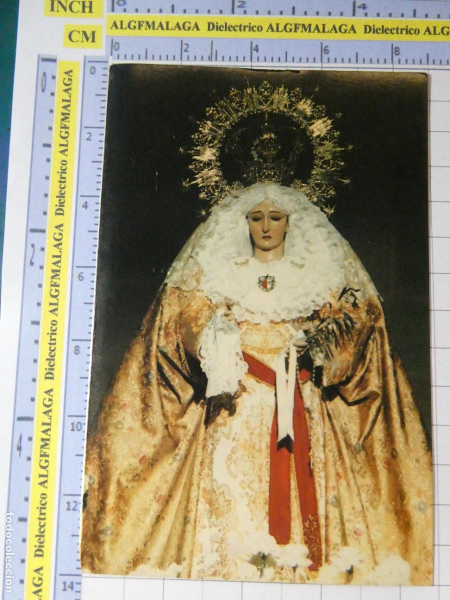 Postales: TARJETA POSTAL RELIGIOSA SEMANA SANTA. ALMER&Iacute;A VIRGEN HERMANDAD NUESTRA SE&Ntilde;ORA DE LA PAZ 2210