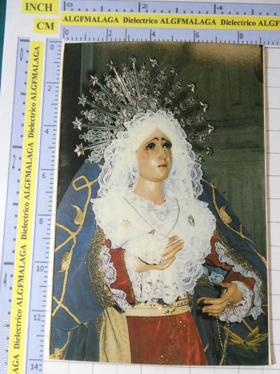 Postales: TARJETA POSTAL RELIGIOSA SEMANA SANTA. ALMER&Iacute;A VIRGEN COFRAD&Iacute;A ENCUENTRO AMARGURA 2214