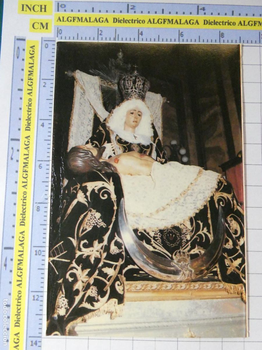 Postales: TARJETA POSTAL RELIGIOSA SEMANA SANTA. ALMER&Iacute;A VIRGEN ANGUSTIAS CONGREGACI&Oacute;N BUENA MUERTE 2215