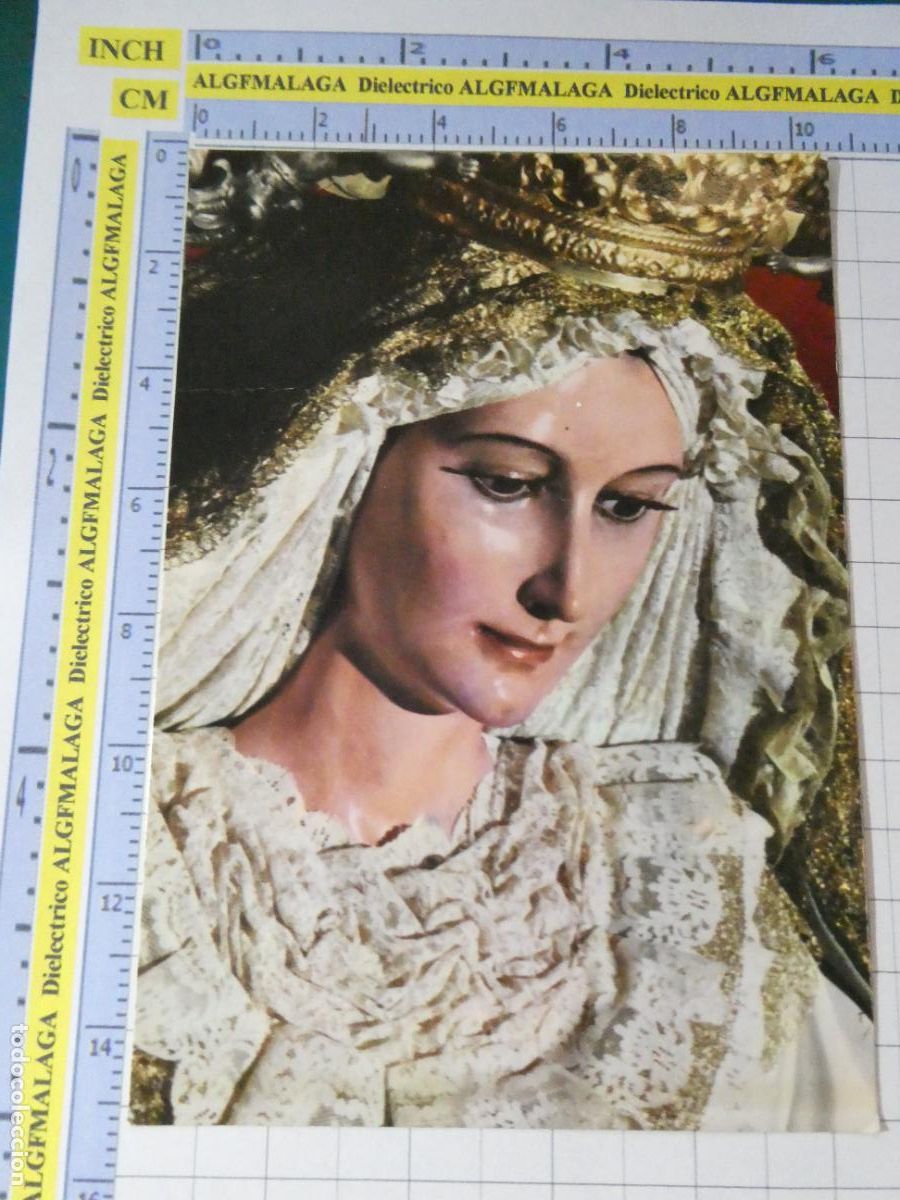 Postales: TARJETA POSTAL RELIGIOSA SEMANA SANTA. M&Aacute;LAGA A&Ntilde;O 1984. POLLINICA MAR&Iacute;A SANT&Iacute;SIMA DEL AMPARO 2221