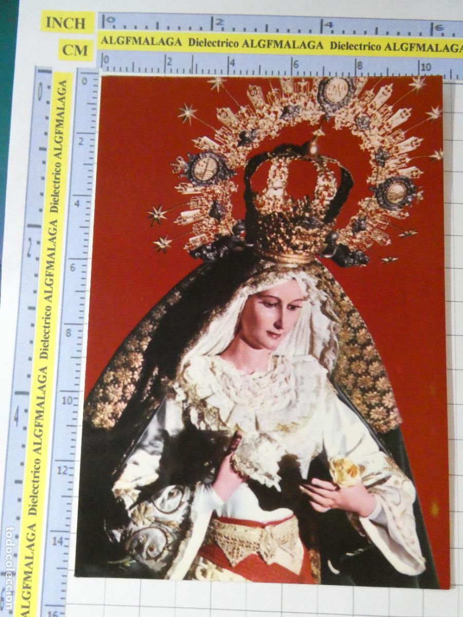 Postales: TARJETA POSTAL RELIGIOSA SEMANA SANTA. M&Aacute;LAGA MAR&Iacute;A SANT&Iacute;SIMA DEL AMPARO POLLINICA 2225