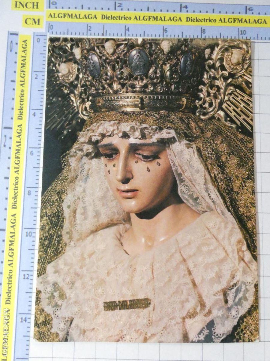 Postales: TARJETA POSTAL RELIGIOSA SEMANA SANTA. M&Aacute;LAGA MAR&Iacute;A SANT&Iacute;SIMA DEL AMOR DOLOROSO. PASION 2228