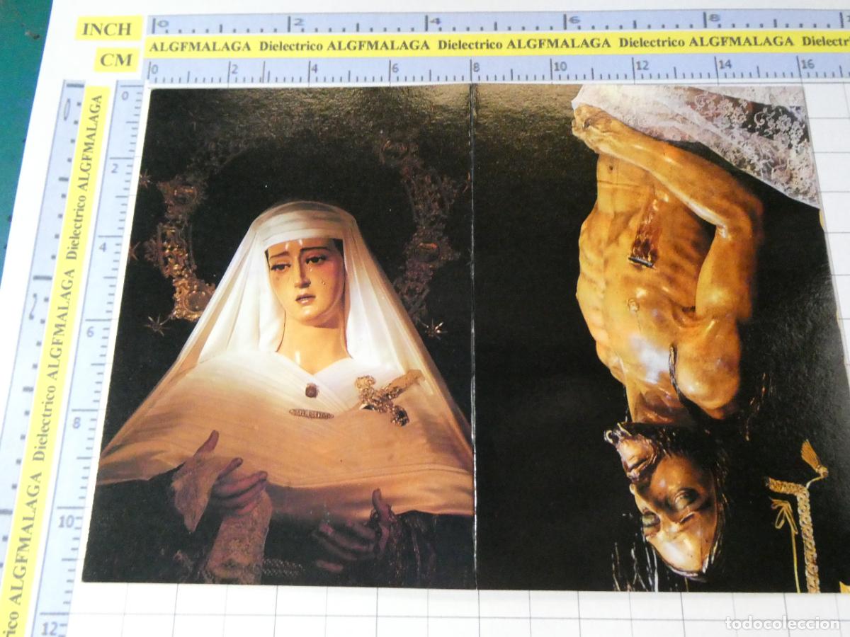 Postales: RECORDATORIO RELIGIOSO SEMANA SANTA. M&Aacute;LAGA REAL HERMANDAD JES&Uacute;S SANTO SEPULCRO Y SOLEDAD 2715