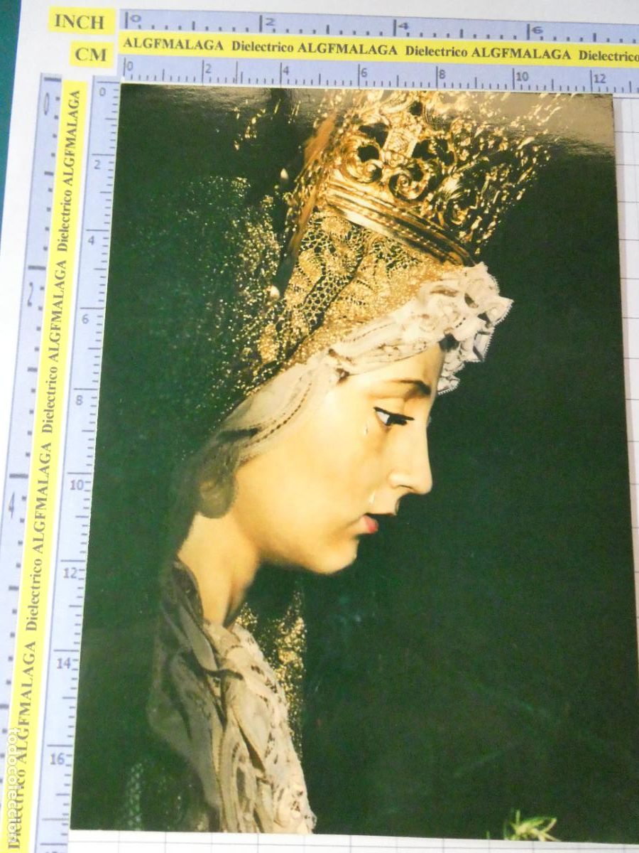 Postales: TARJETA POSTAL RELIGIOSA SEMANA SANTA. M&Aacute;LAGA MAR&Iacute;A SANT&Iacute;SIMA DEL AMOR HERMANDAD EL RICO. F54
