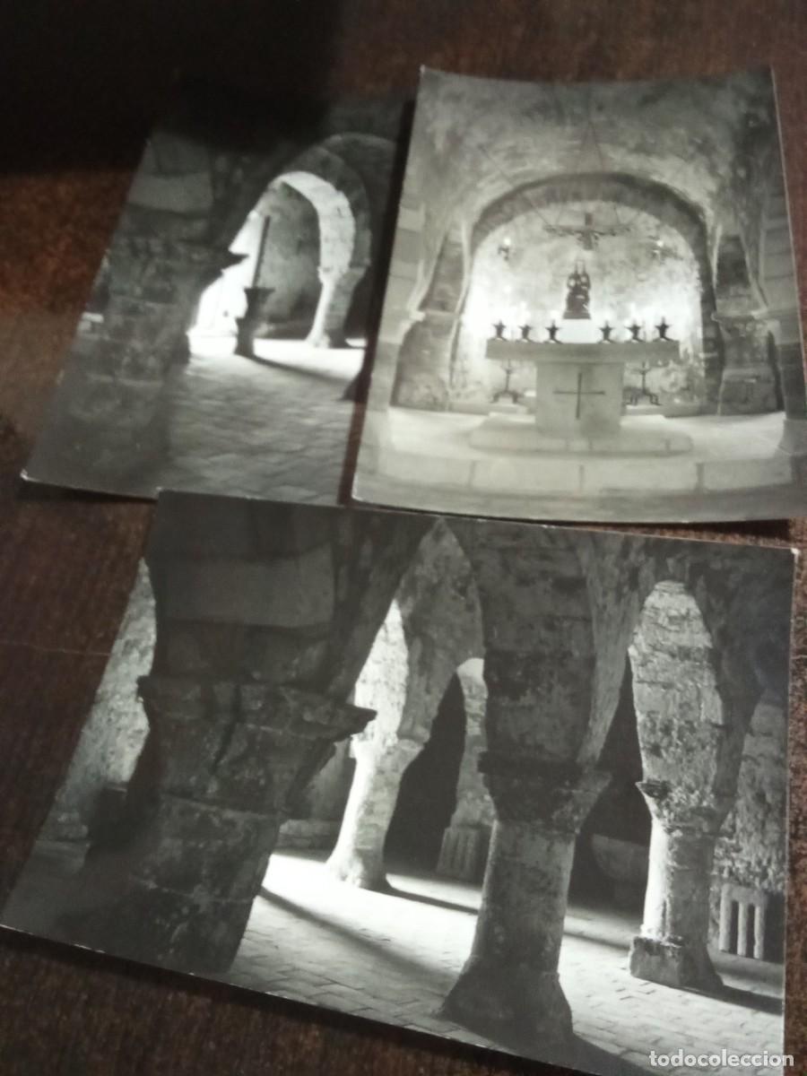 Postcards: Iglesia pre-romanica de la Tossa de montbui. 3 postales.