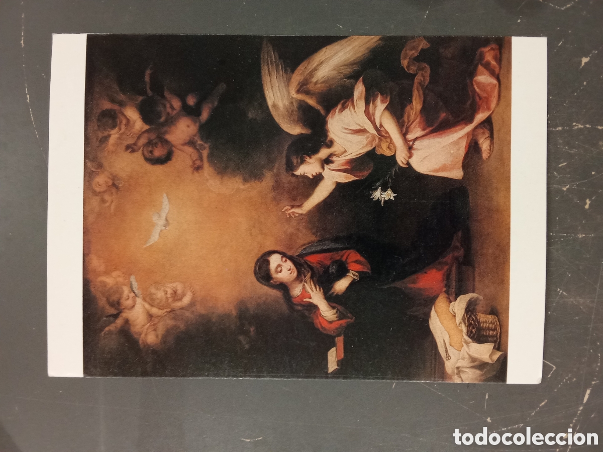 Postais: Postal Religiosa La Anunciaci&oacute;n Murillo S. XVII