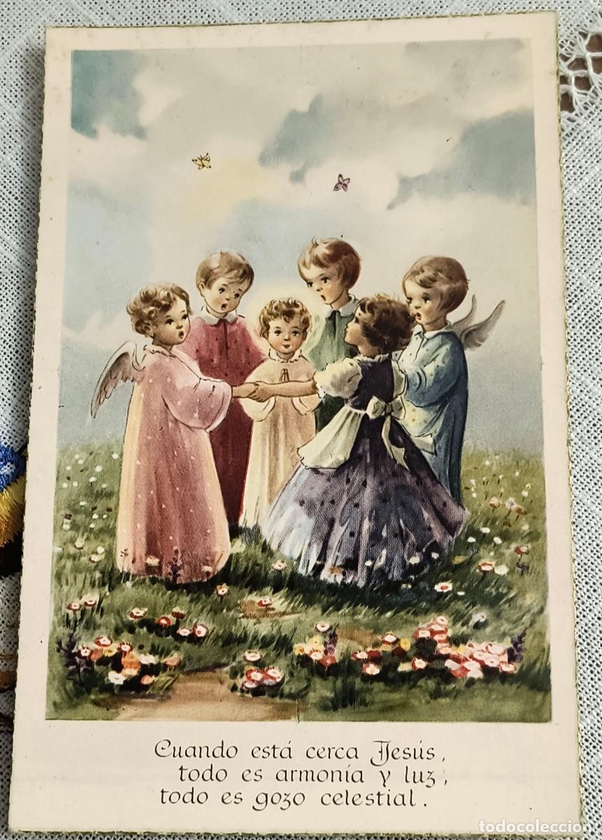Cartes Postales: POSTAL | NI&Ntilde;A CON ANGELITOS