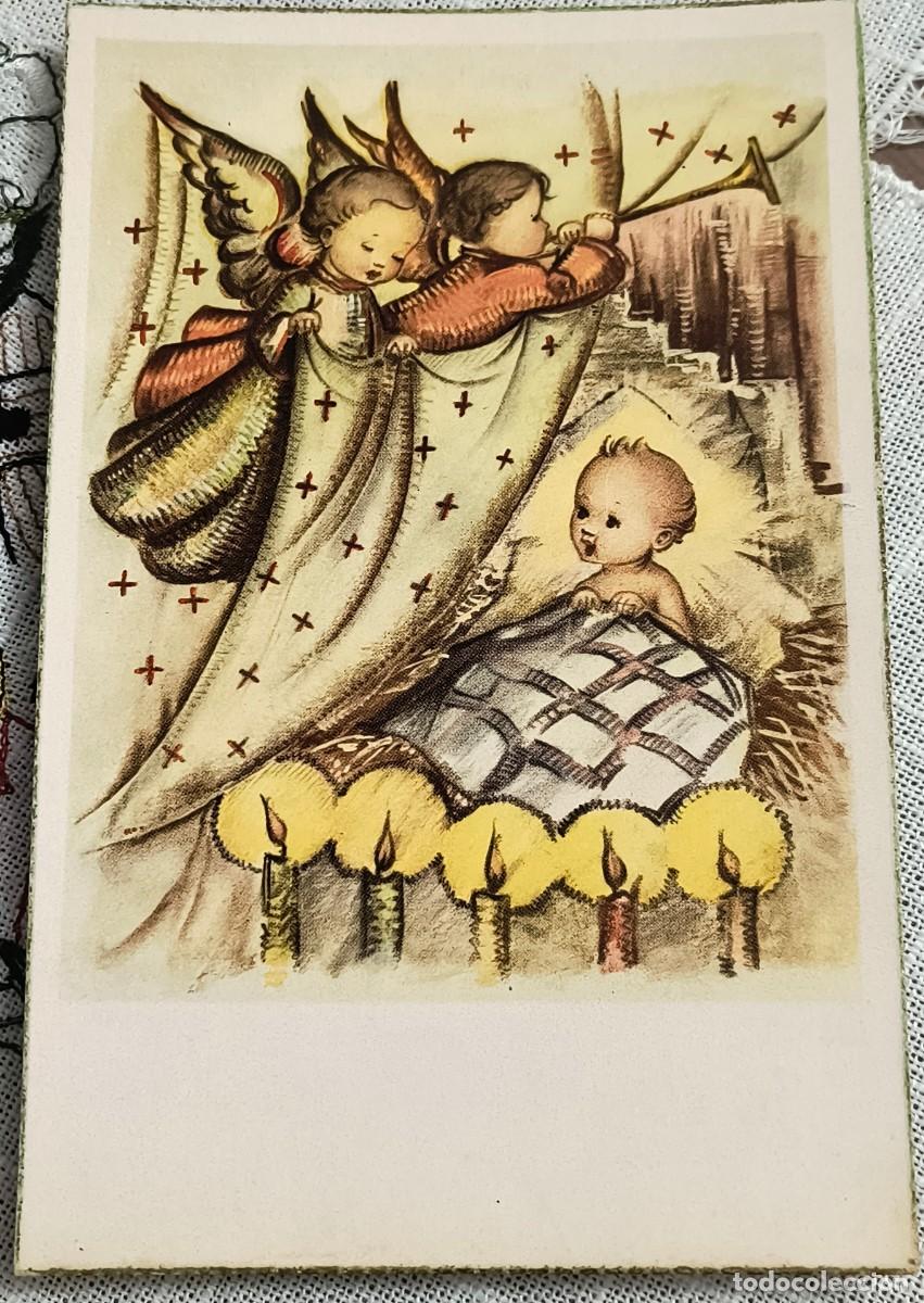 Postales: POSTAL | NI&Ntilde;O CON ANGELITOS