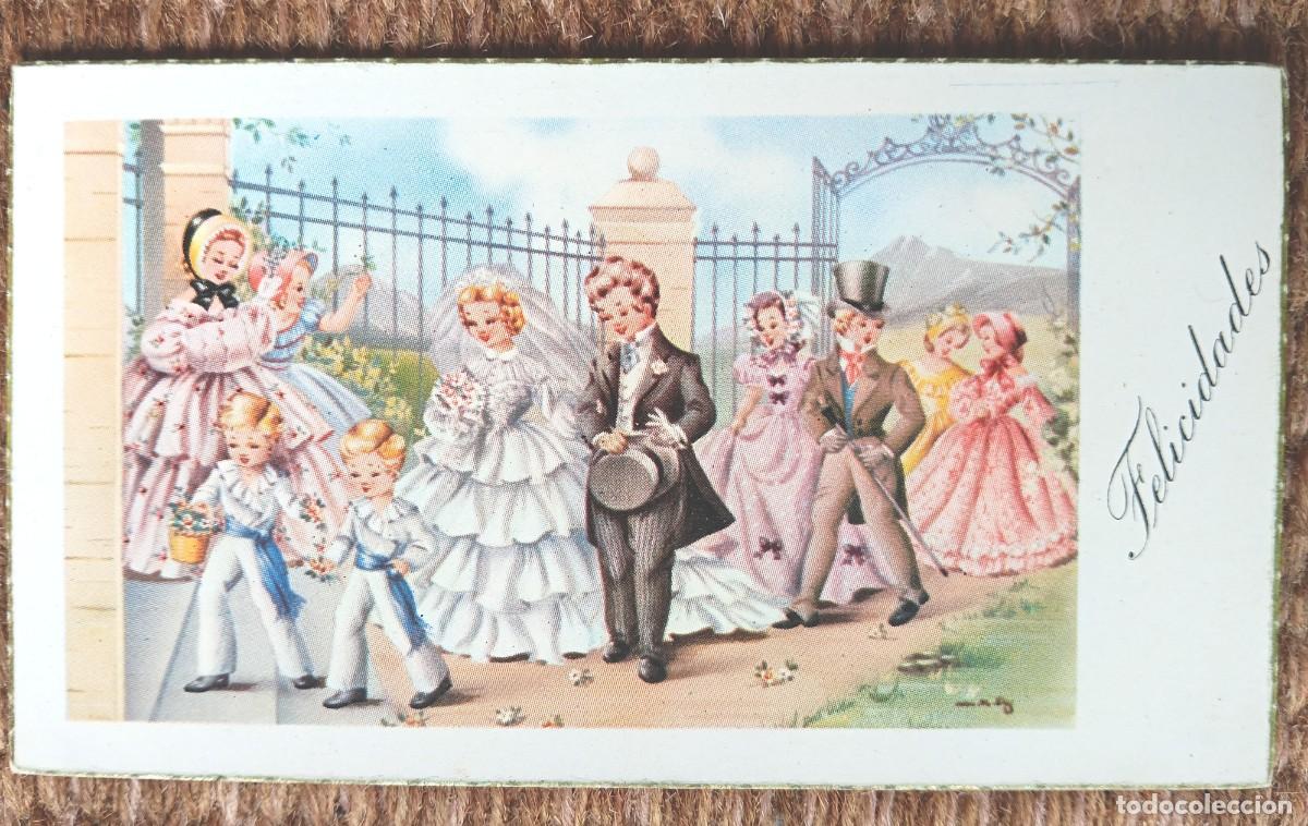 Cartoline: TARJETA DE FELICITACION DE ONOMASTICA 1955