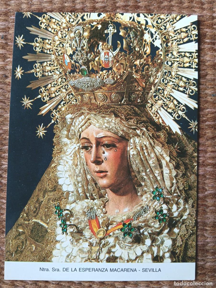 Cartoline: NUESTRA SE&Ntilde;ORA DE LA ESPERANZA - MACARENA - COLECCION TRIANA - SEVILLA