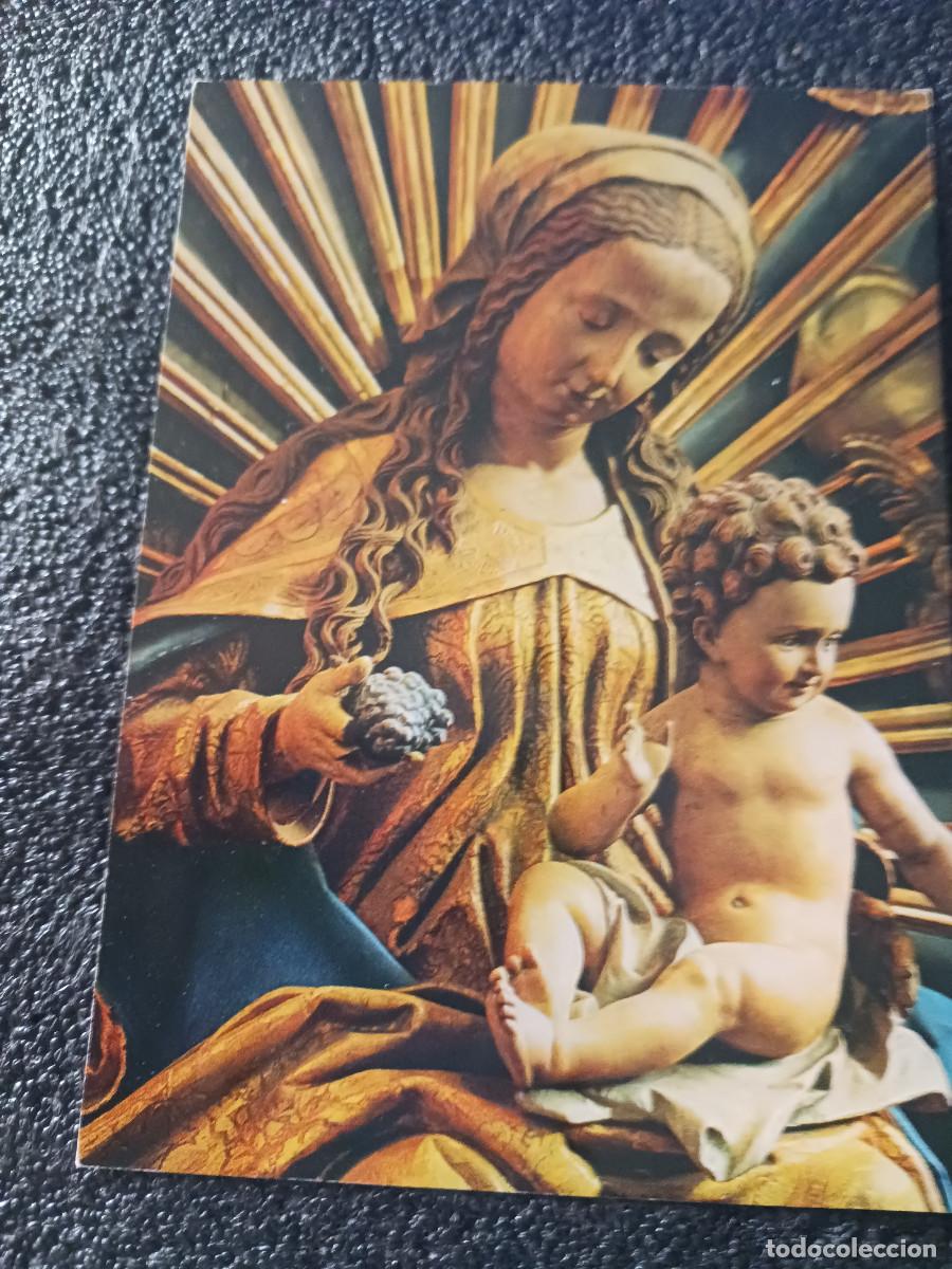 Postales: la madonna gotica de michele pacher en la iglesia de s. francisco