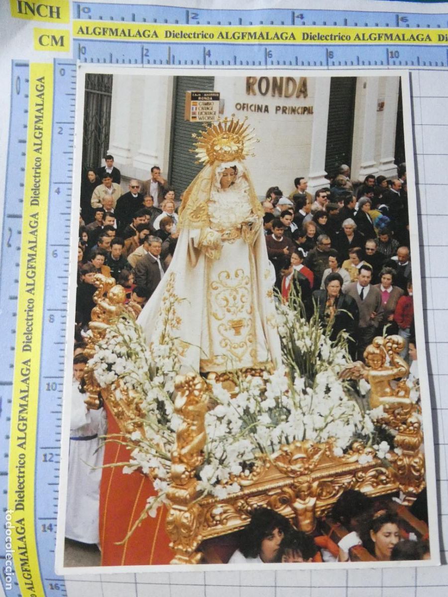 Postcards: POSTAL RELIGIOSA SEMANA SANTA DE M&Aacute;LAGA. A&Ntilde;OS 90. 187 RONDA NUESTRA SE&Ntilde;ORA DE LORETO. 1314
