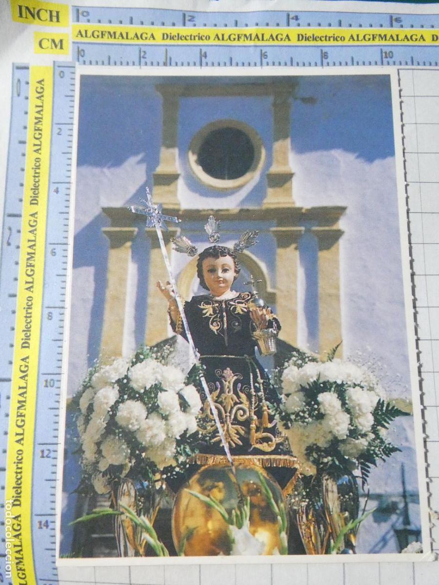 Postales: POSTAL RELIGIOSA SEMANA SANTA DE M&Aacute;LAGA. A&Ntilde;OS 90. 111 ARCHIDONA NI&Ntilde;O DE LA BOLA. 1320