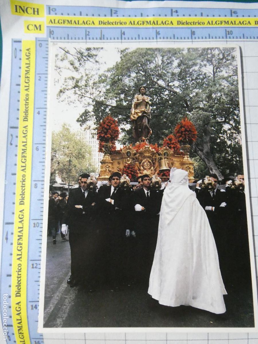 Postales: POSTAL RELIGIOSA SEMANA SANTA DE M&Aacute;LAGA. A&Ntilde;OS 90. 75 CRISTO RESUCITADO. 1322