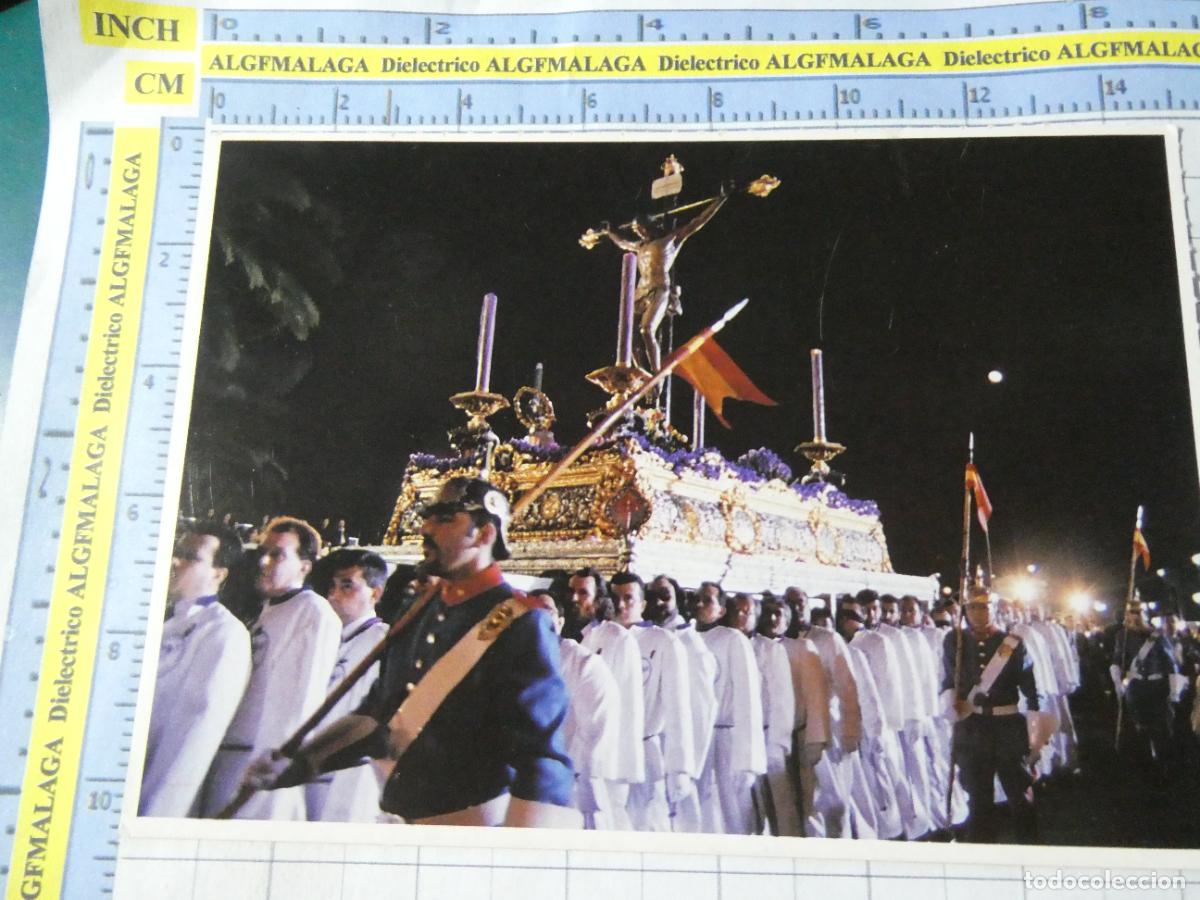 Postales: POSTAL RELIGIOSA SEMANA SANTA DE M&Aacute;LAGA. A&Ntilde;OS 90. 56 SANT&Iacute;SIMO CRISTO DE LOS MILAGROS. 1325