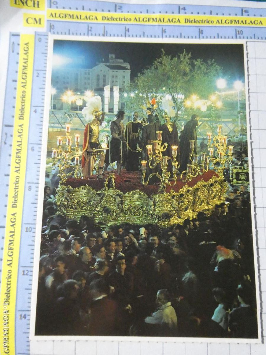 Postales: POSTAL RELIGIOSA SEMANA SANTA DE M&Aacute;LAGA. A&Ntilde;OS 90. 31 PADRE JES&Uacute;S DEL RESCATE. 1329