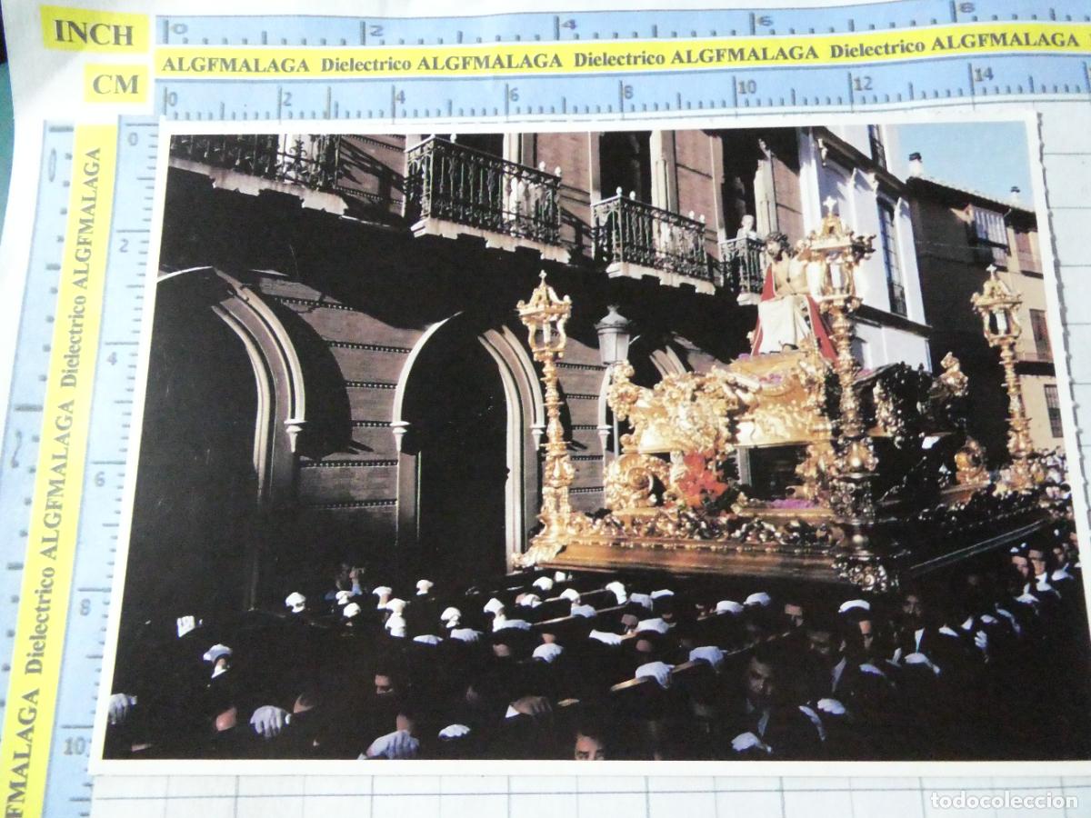 Postales: POSTAL RELIGIOSA SEMANA SANTA DE M&Aacute;LAGA. A&Ntilde;OS 90. 19 SANT&Iacute;SIMO CRISTO CORONADO DE ESPINAS. 1331