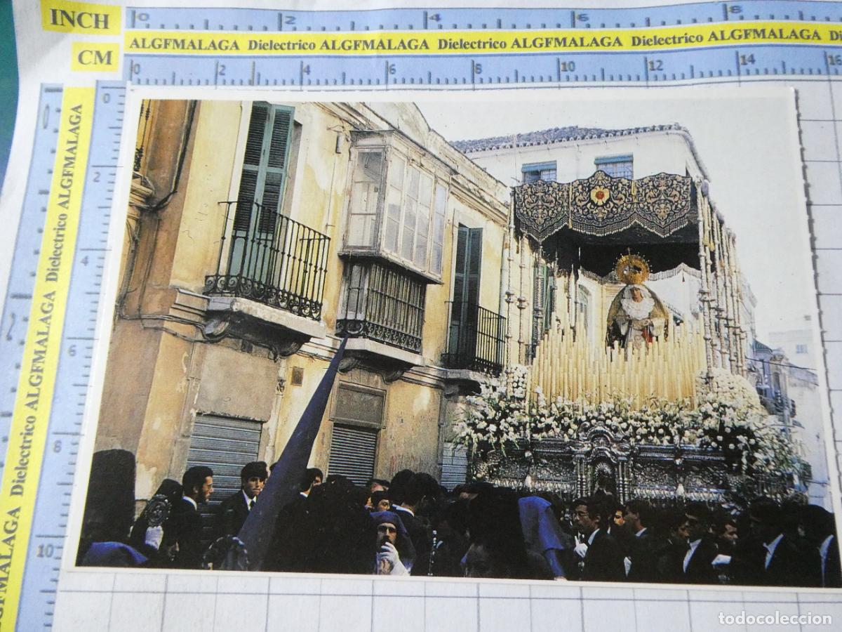 Postales: POSTAL RELIGIOSA SEMANA SANTA DE M&Aacute;LAGA. A&Ntilde;OS 90. 11 MAR&Iacute;A SANT&Iacute;SIMA DEL GRAN PERD&Oacute;N. 1333
