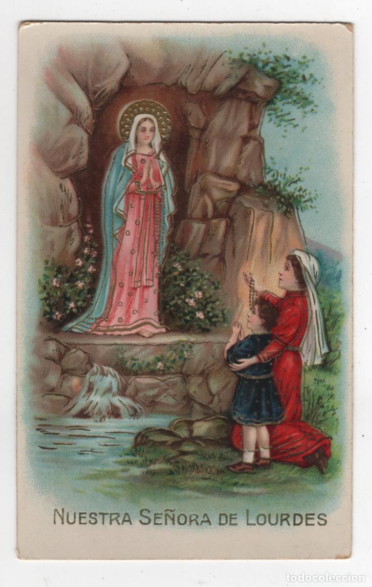 Postales: MUESTRA SE&Ntilde;ORA DE LOURDES MUY ANTIGUA POSTAL IMPRESA EN ALEMANIA GGK 444 SIN ESCRIBIR