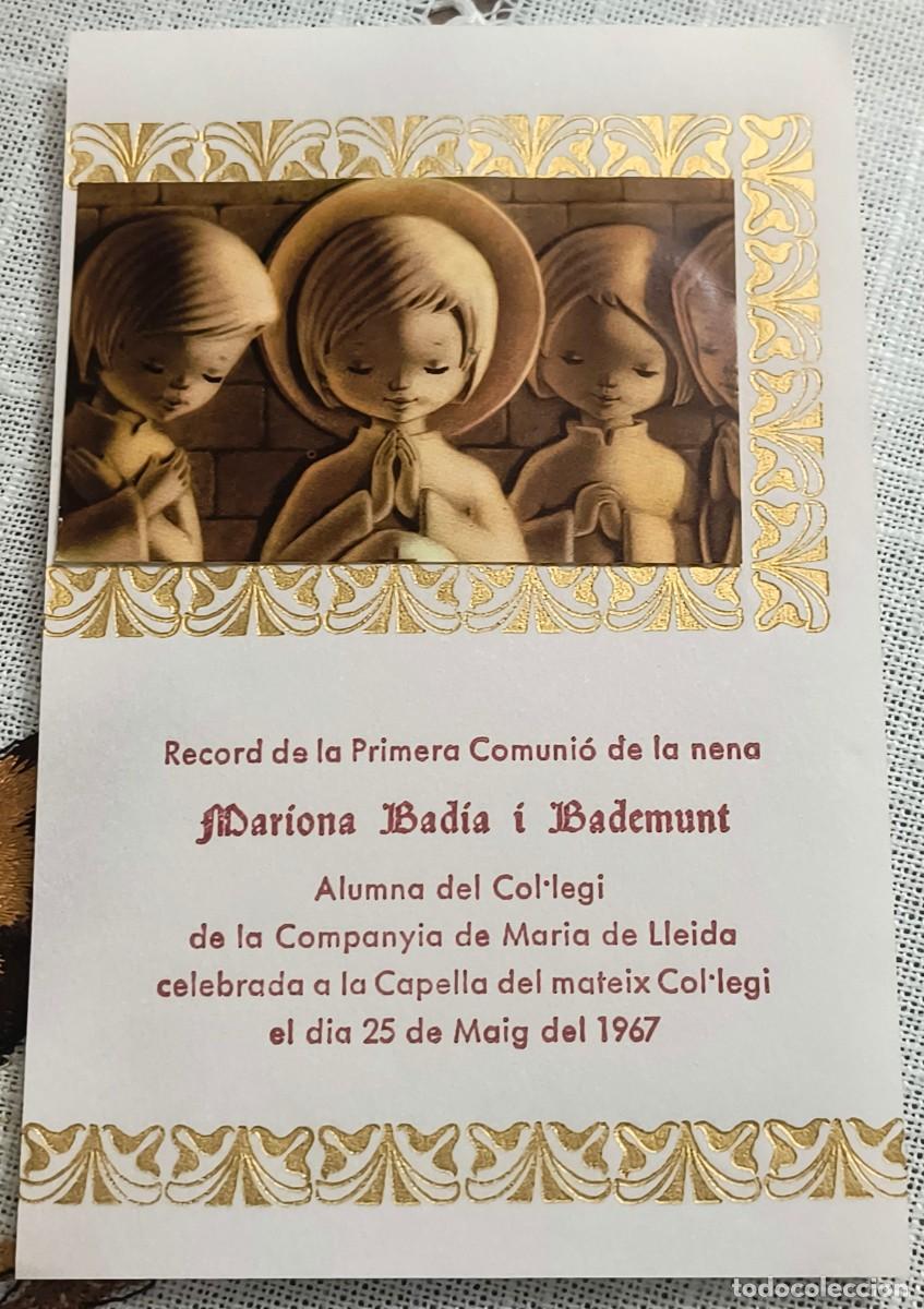 Postales: ESTAMPA | RECUERDO DE COMUNI&Oacute;N 1967 - LLEIDA