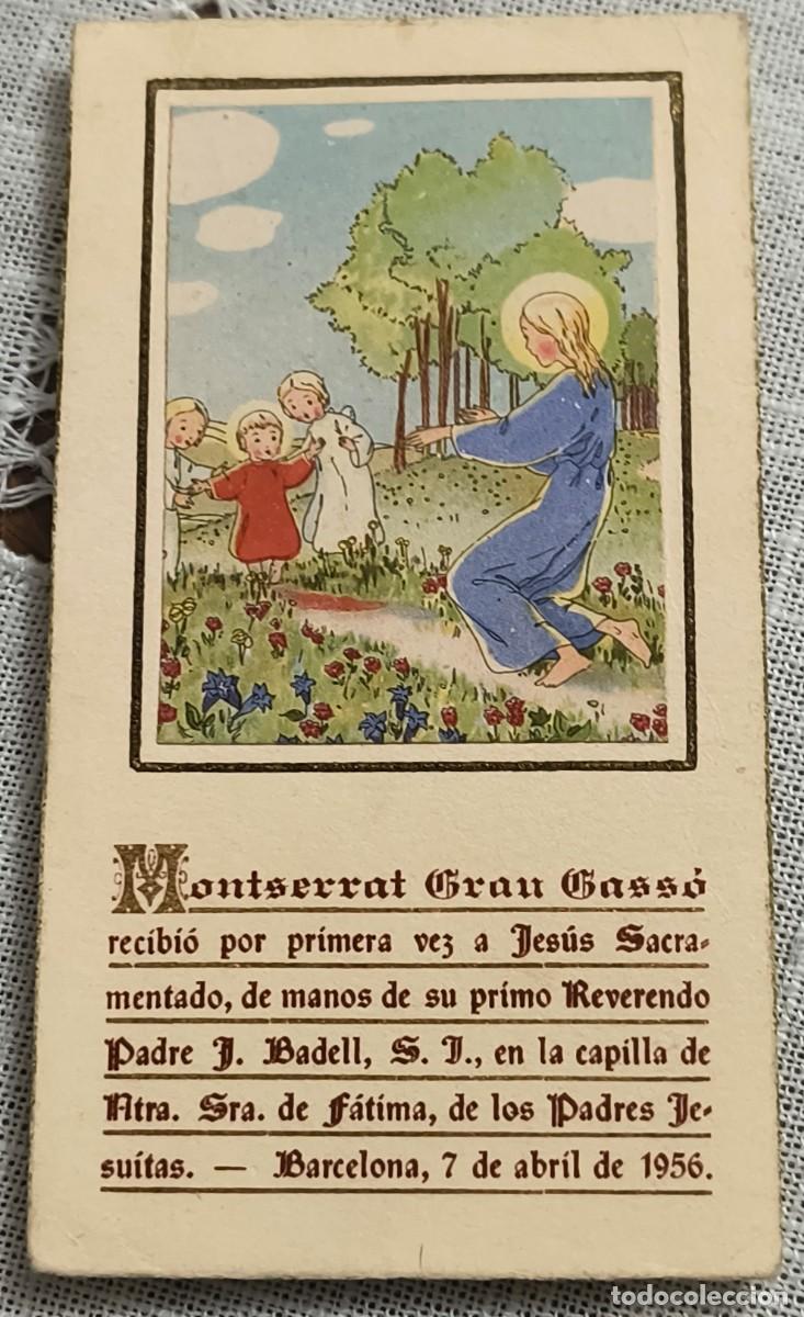 Postales: ESTAMPA | RECUERDO DE COMUNI&Oacute;N 1965 - BARCELONA