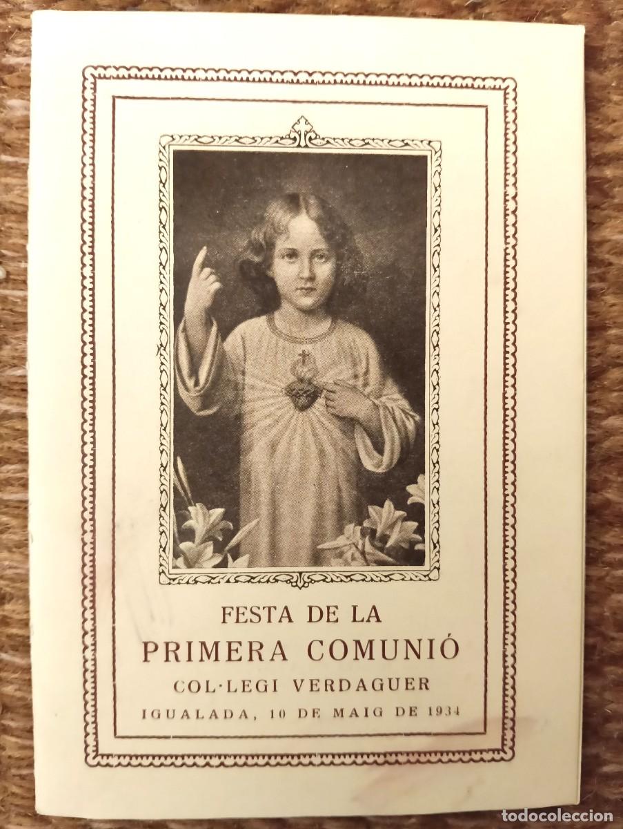 Postales: IGUALADA - FESTA PRIMERA COMUNIO 1934