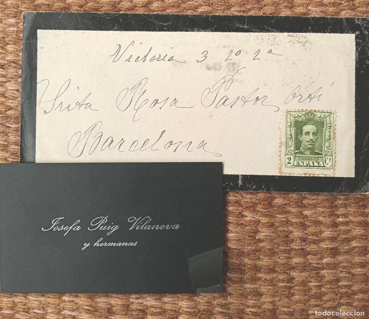 Postales: SOBRE MAS TARJETA - ESQUELA