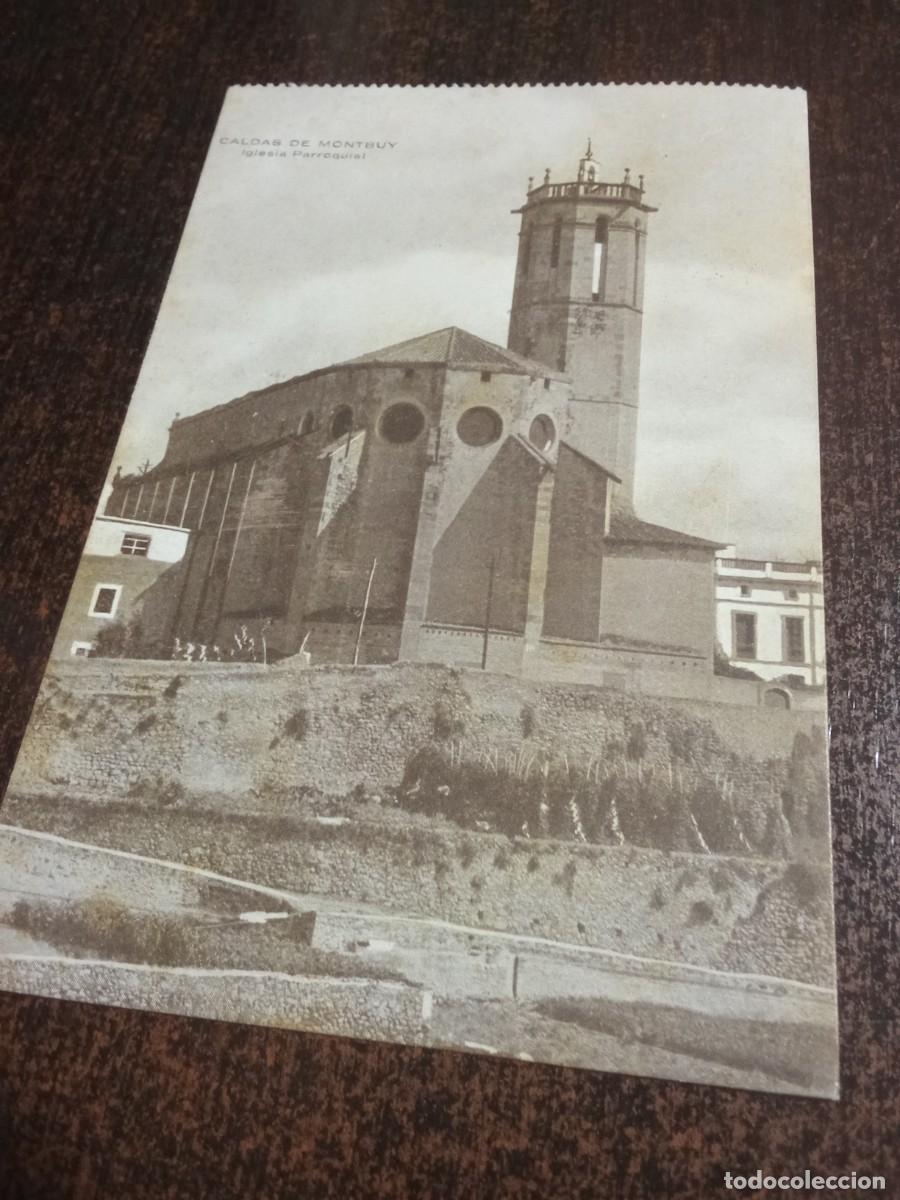 Postales: Caldas de Montbuy.Iglesia Parroquial.