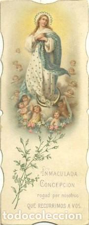 Postales: IMANGEN RELIGIOSA DE LA INMACULADA CONCEPCION, 9 DE DICIEMBRE DE 1919. COMU-2690