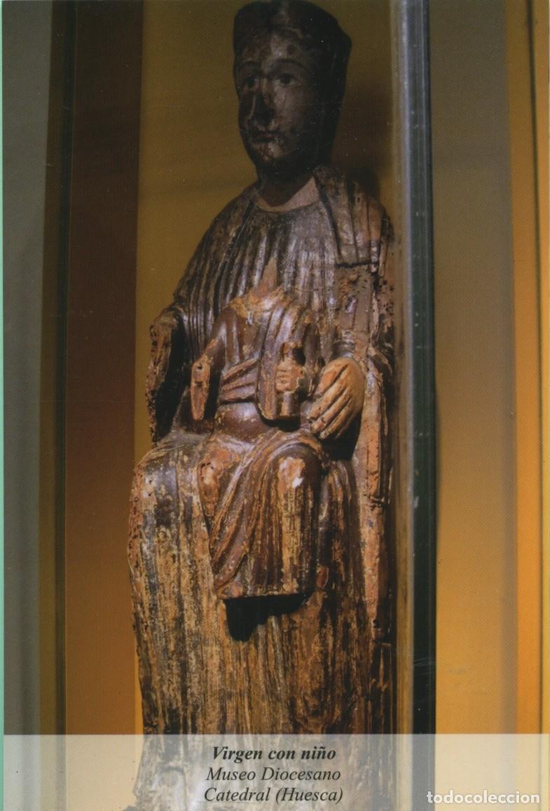 Postales: Virgen con ni&ntilde;o. Museo Diocesano. Catedral (Huesca)