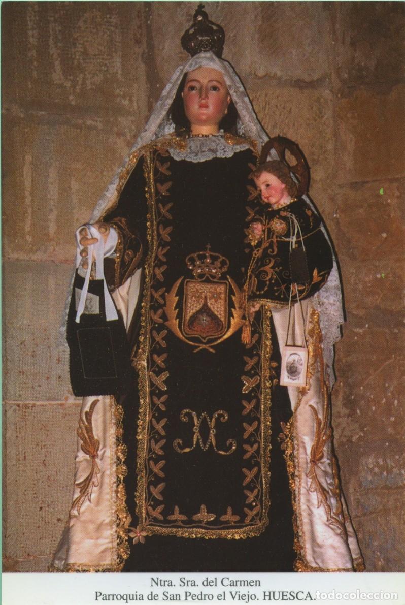 Postales: Ntra. Sra. del Carmen. Parroquia de San Pedro el Viejo. HUESCA
