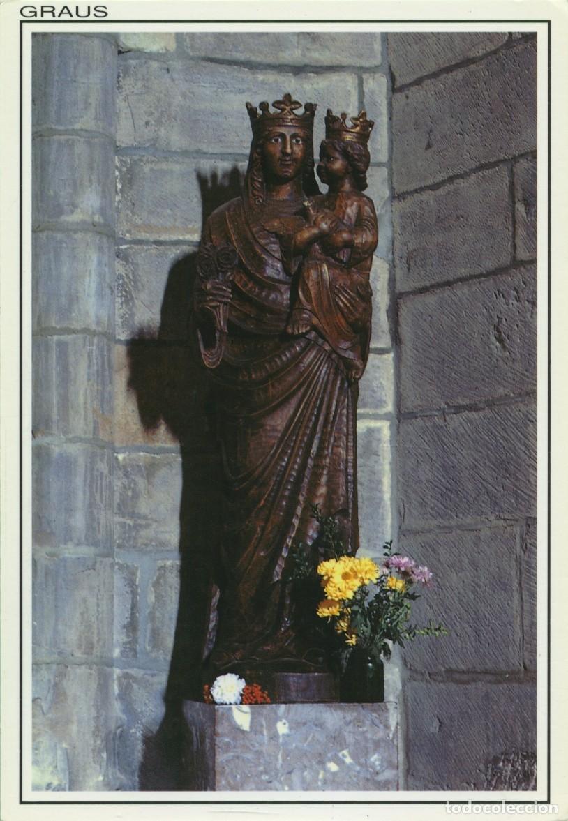 Cartoline: N&ordm; 30-GRA. GRAUS (Huesca). Imagen de Ntra. Sra. de la Pe&ntilde;a. Sin circular. EDICIONES SICILIA