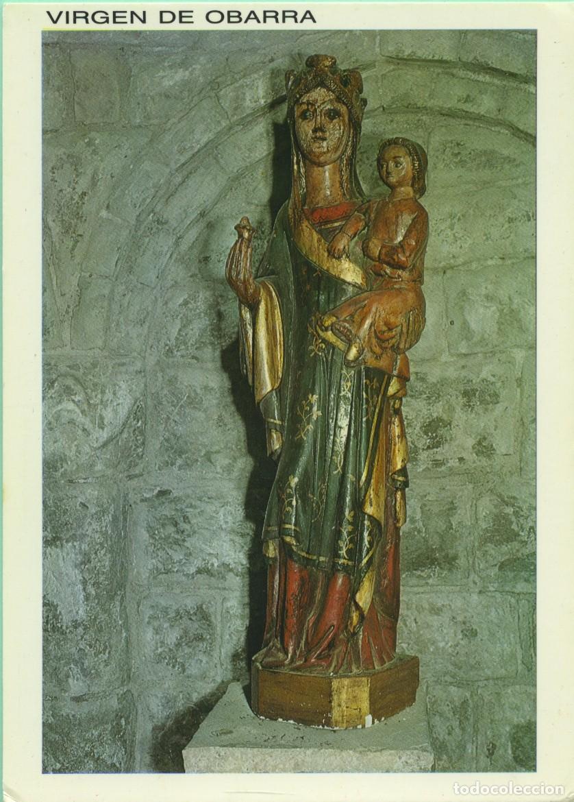 Postales: N&ordm; 11-Monasterio de Obarra. Pirineo Aragon&eacute;s. Virgen de Obarra Siglo XI. Sin circular. EDICIONES SIC