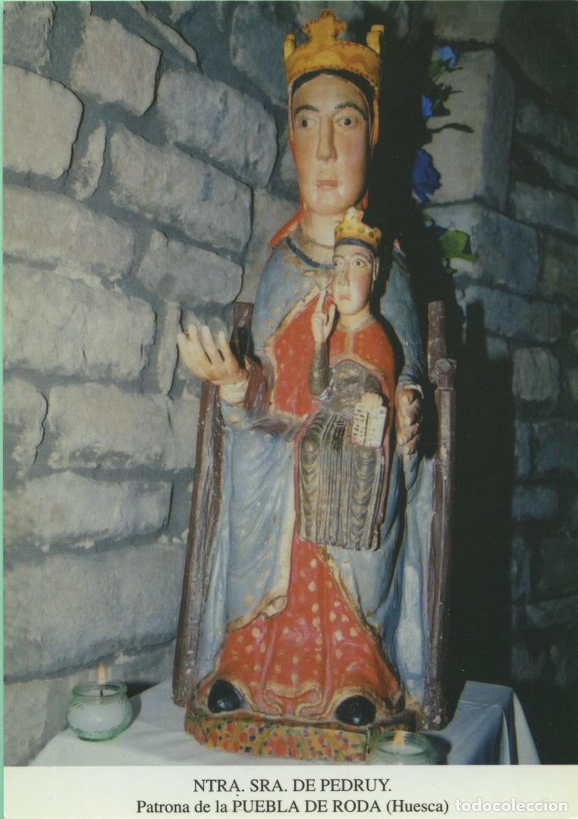Postales: Tarjet&oacute;n con himno. Ntra. Sra. de Pedruy. Patrona de la Puebal de Roda (Huesca)