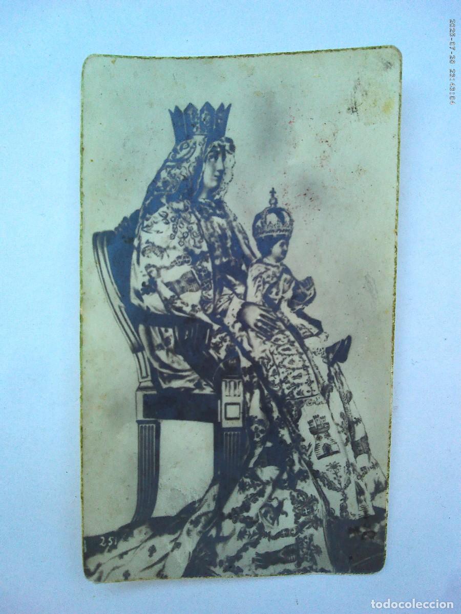 Cartes Postales: ESTAMPA DE UN GRABADO DE LA VIRGEN DE LOS REYES . A&Ntilde;OS 40 O ANTERIOR