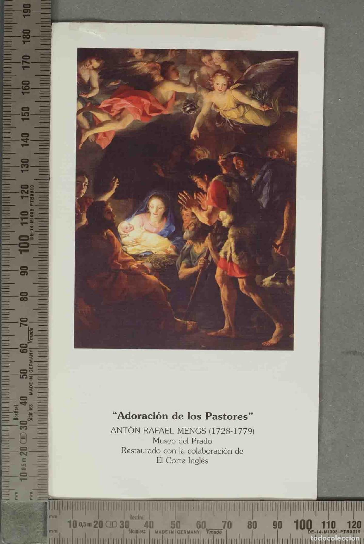 Cartoline: ESTAMPA. Adoraci&oacute;n de los Pastores - Ant&oacute;n Rafael Mengs