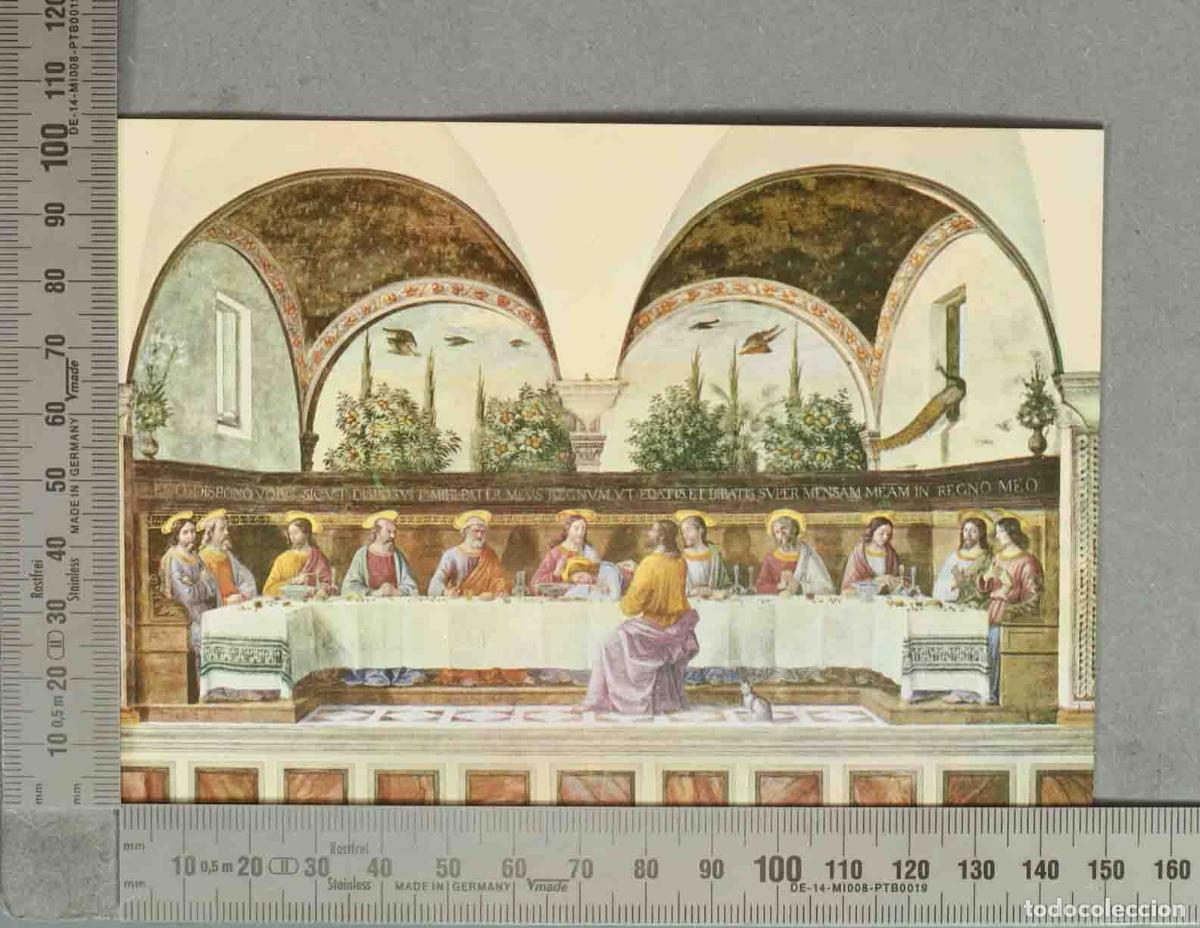 Postales: POSTAL. Il Cenacolo - Domenico Ghirlandaio - Convento di San Marco, Firenze