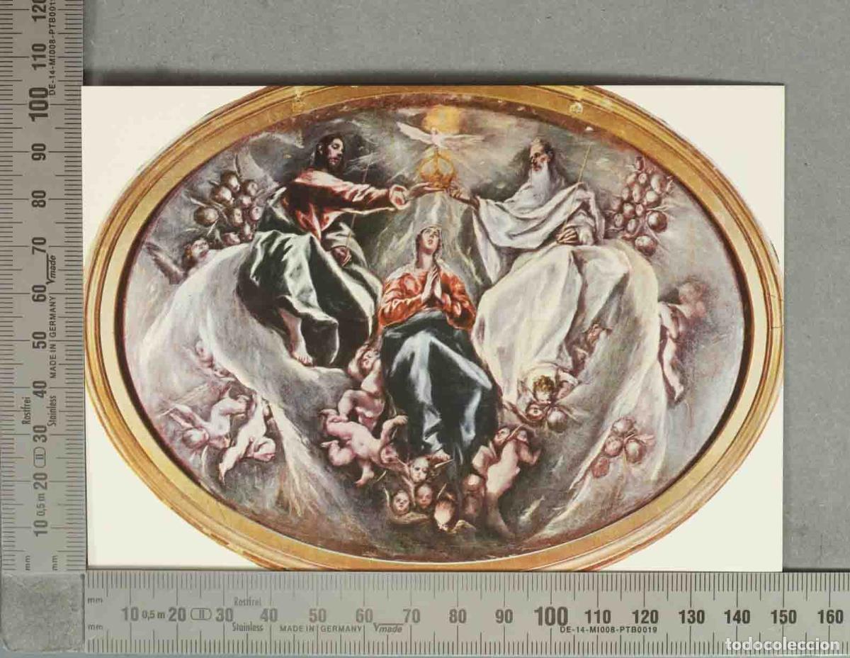 Postales: POSTAL. La coronaci&oacute;n de la Virgen - El Greco