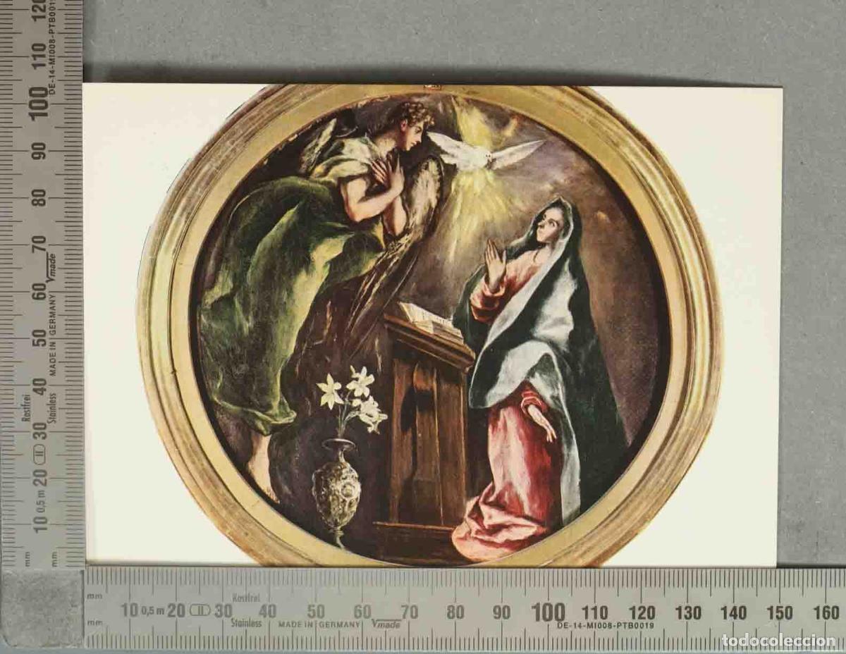 Postales: POSTAL. La Anunciaci&oacute;n - El Greco