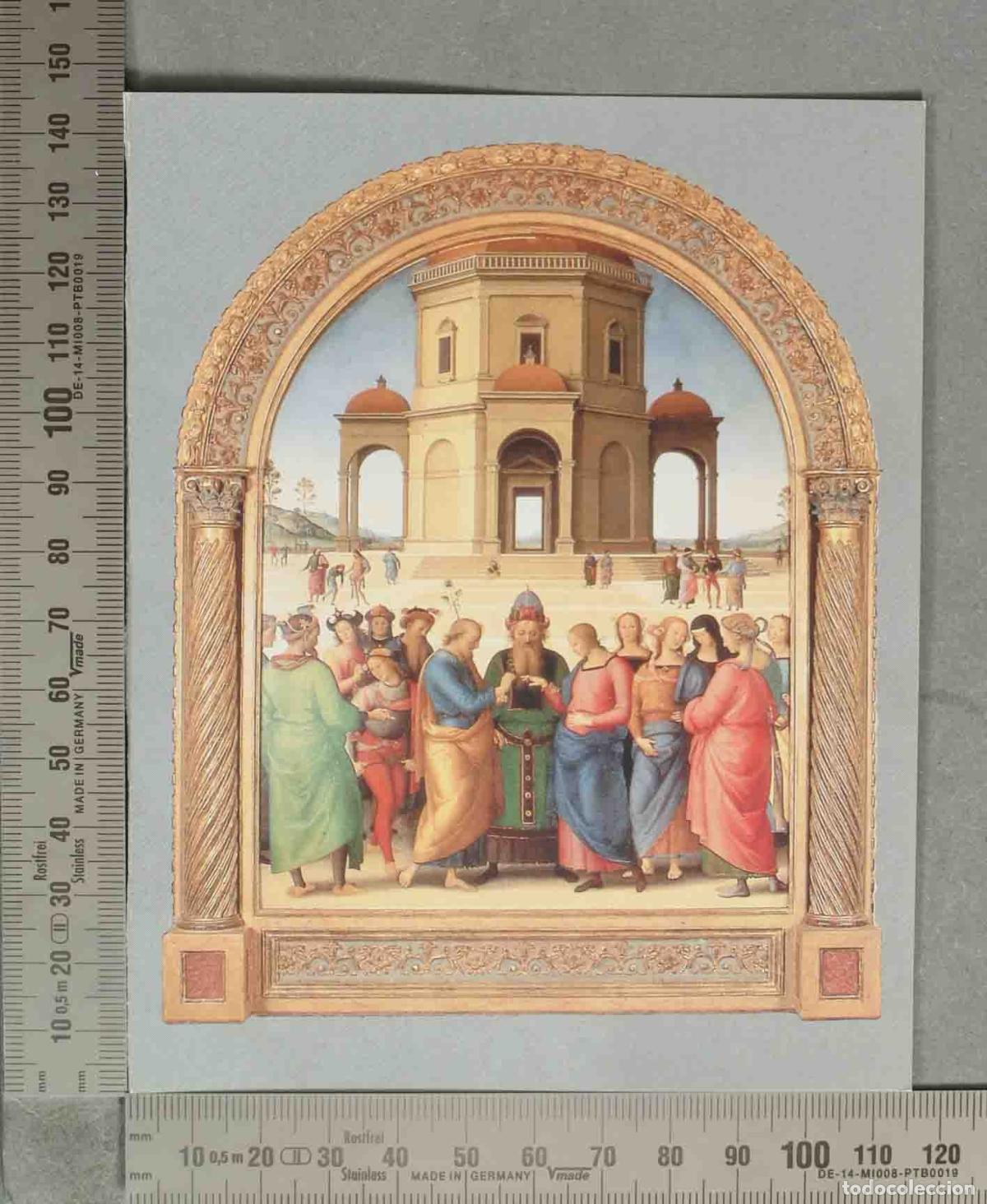 Cartes Postales: POSTAL. Los desposorios de la Virgen - Pietro Perugino