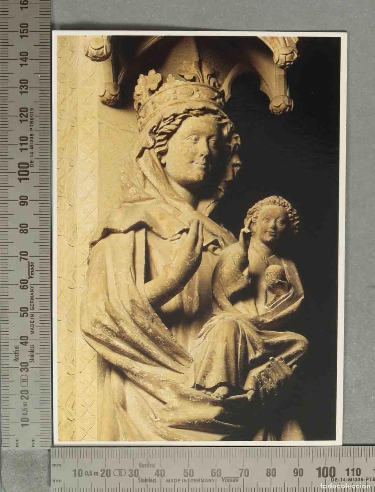 Postales: POSTAL. Le&oacute;n - Catedral - Virgen Blanca - Edilesa